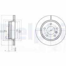 DELPHI BG3041 - DISCO DE FRENO