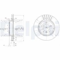 DELPHI BG3527 - DISCO DE FRENO