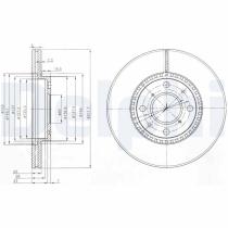 DELPHI BG4049 - DISCO DE FRENO