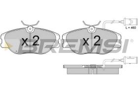 BREMS BP2374 - PASTIGLIE FRENO - BRAKE PADS