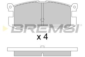 BREMS BP2424 - PASTIGLIE FRENO - BRAKE PADS