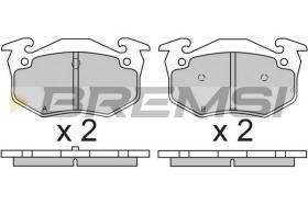 BREMS BP2613 - PASTIGLIE FRENO - BRAKE PADS