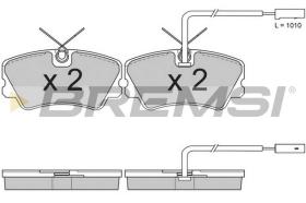 BREMS BP2731 - PASTIGLIE FRENO - BRAKE PADS