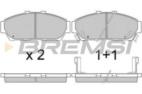 BREMS BP2736 - PASTIGLIE FRENO - BRAKE PADS