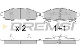 BREMS BP2778 - PASTIGLIE FRENO - BRAKE PADS
