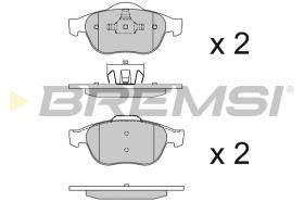 BREMS BP2970 - PASTIGLIE FRENO - BRAKE PADS
