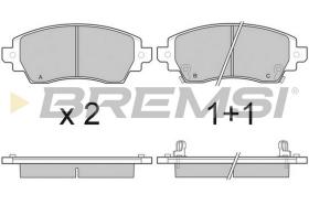 BREMS BP3053 - PASTIGLIE FRENO - BRAKE PADS