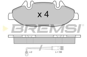 BREMS BP3100 - PASTIGLIE FRENO - BRAKE PADS