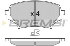 BREMS BP3260 - PASTIGLIE FRENO - BRAKE PADS