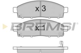 BREMS BP3296 - PASTIGLIE FRENO - BRAKE PADS