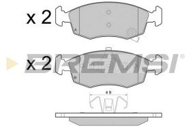 BREMS BP3445 - PASTIGLIE FRENO - BRAKE PADS