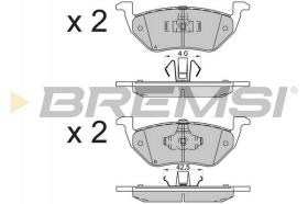 BREMS BP3587 - PASTIGLIE FRENO - BRAKE PADS