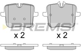 BREMS BP3805 - PASTIGLIE FRENO - BRAKE PADS