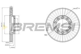 BREMS CD5169V - DISCHI FRENO - BRAKE DISCS