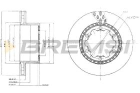 BREMS CD5312V - DISCHI FRENO - BRAKE DISCS