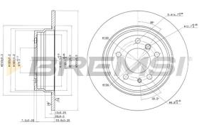 BREMS CD6221S - DISCHI FRENO - BRAKE DISCS