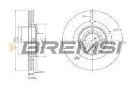 BREMS CD6339V - DISCHI FRENO - BRAKE DISCS
