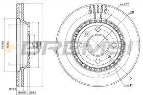 BREMS CD6354V - DISCHI FRENO - BRAKE DISCS