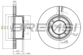 BREMS CD6594V - DISCHI FRENO - BRAKE DISCS