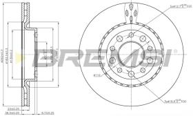 BREMS CD7456V - DISCHI FRENO - BRAKE DISCS