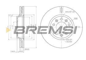 BREMS CD7601V - DISCHI FRENO - BRAKE DISCS
