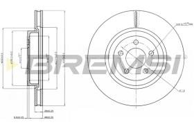 BREMS CD7765V - DISCHI FRENO - BRAKE DISCS