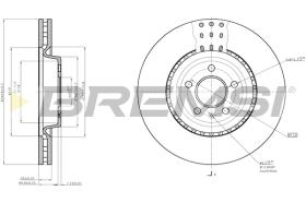 BREMS CD7997V - DISCHI FRENO - BRAKE DISCS