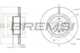 BREMS CD8038V - DISCHI FRENO - BRAKE DISCS