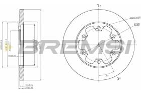 BREMS CD8485S - DISCHI FRENO - BRAKE DISCS