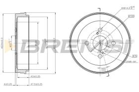 BREMS CR5338 - TAMBURI FRENO - BRAKE DRUMS