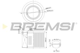 BREMS FA2142 - FILTRI ARIA - AIR FILTER