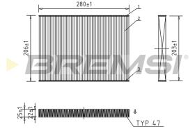 BREMS FC0084 - FILTRI ABITACOLO - CABIN FILTER