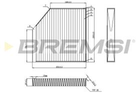 BREMS FC0939C - FILTRI ABITACOLO - CABIN FILTER