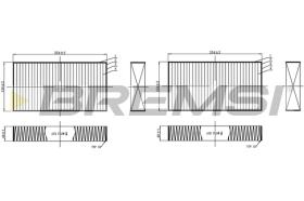 BREMS FC0940C - FILTRI ABITACOLO - CABIN FILTER