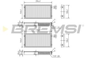 BREMS FC0948 - FILTRI ABITACOLO - CABIN FILTER