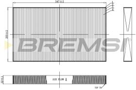 BREMS FC0954 - FILTRI ABITACOLO - CABIN FILTER