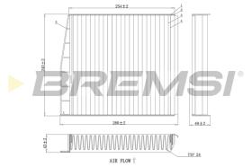BREMS FC0976C - FILTRI ABITACOLO - CABIN FILTER
