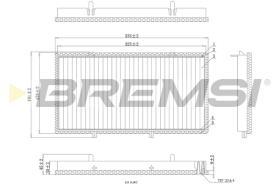 BREMS FC0998 - FILTRI ABITACOLO - CABIN FILTER