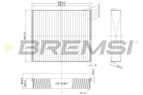 BREMS FC1333C - FILTRI ABITACOLO - CABIN FILTER