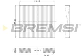 BREMS FC1341 - FILTRI ABITACOLO - CABIN FILTER