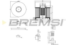 BREMS FE0040 - FILTRO CARBURANTE - FUEL FILTER