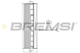 BREMS FL1735 - FILTRI OLIO - OIL FILTER