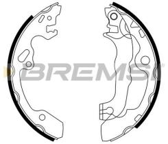 BREMS GF0238 - GANASCE FRENO - BRAKE SHOES