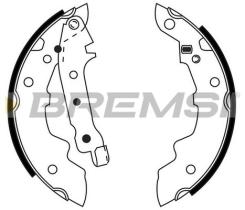 BREMS GF0412 - GANASCE FRENO - BRAKE SHOES