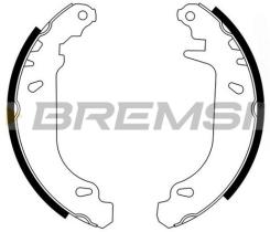 BREMS GF0415 - GANASCE FRENO - BRAKE SHOES