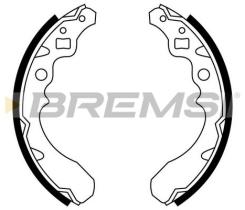 BREMS GF0670 - GANASCE FRENO - BRAKE SHOES