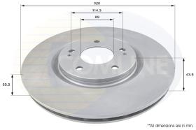 COMLI ADC0357V - BRAKE DISC