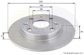 COMLI ADC0415 - BRAKE DISC