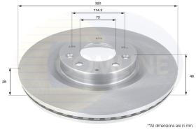 COMLI ADC0460V - BRAKE DISC