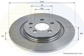 COMLI ADC1547 - BRAKE DISC